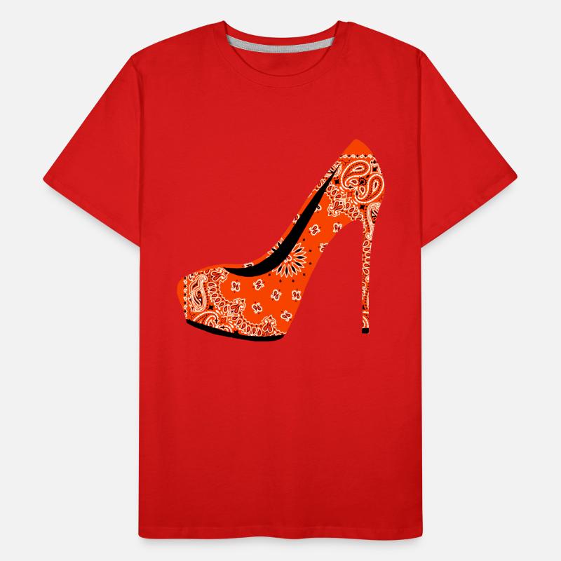 Chaussure à talons hauts T-shirt bio Premium Homme