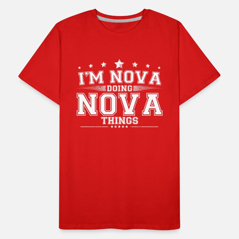 Nova Männer Premium Bio T-Shirt