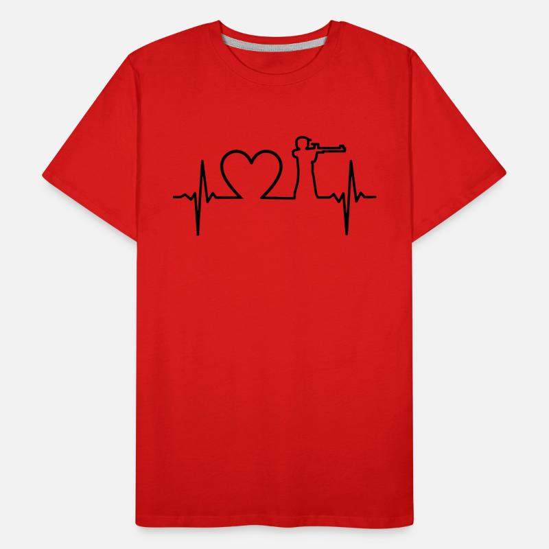 Pulse Heart4 T-shirt bio Premium Homme