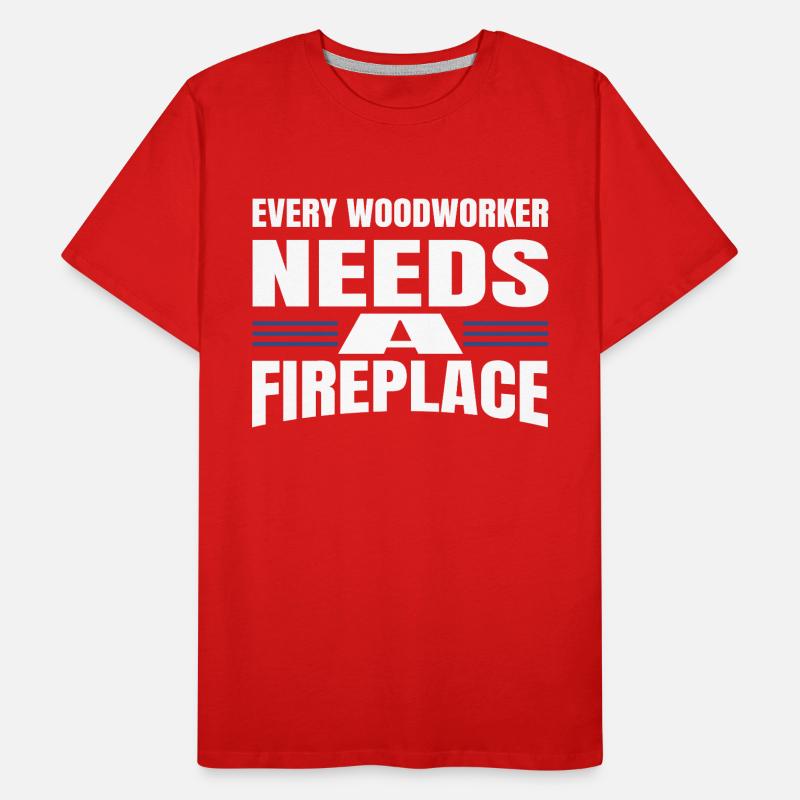 carpentry logging construction carpenter Men's Premium Organic T-Shirt