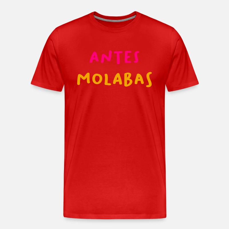 Vor Molabas - Männer Premium Bio T-Shirt - Rot