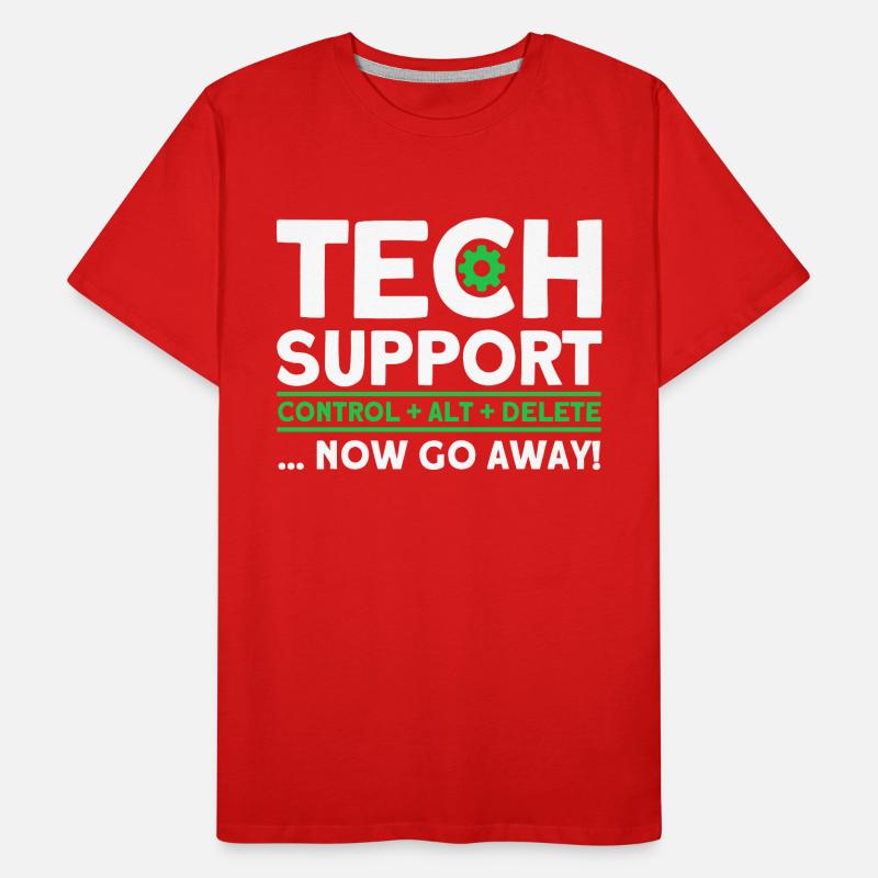 Contrôle du support technique Alt Delete Sysadmin T-shirt bio Premium Homme