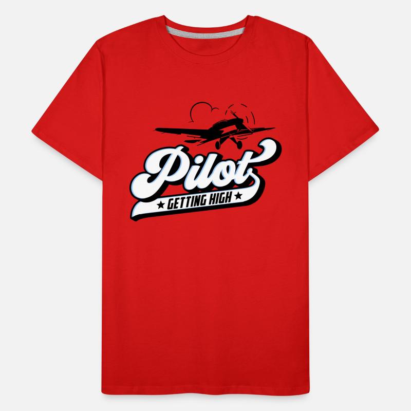 Flying Pilot Pilot | Colors can be changed Men's Premium Organic T-Shirt