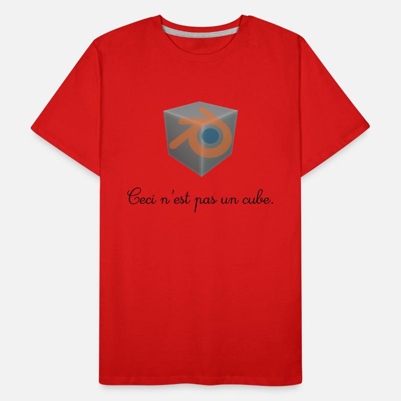 This is not a cube Men's Premium Organic T-Shirt