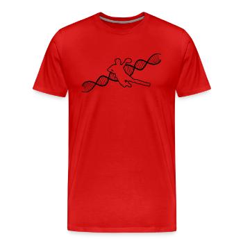 Handball Club Handball Handball Handball Player - Men's Premium Organic T-Shirt - red - Front - Damien (186cm)