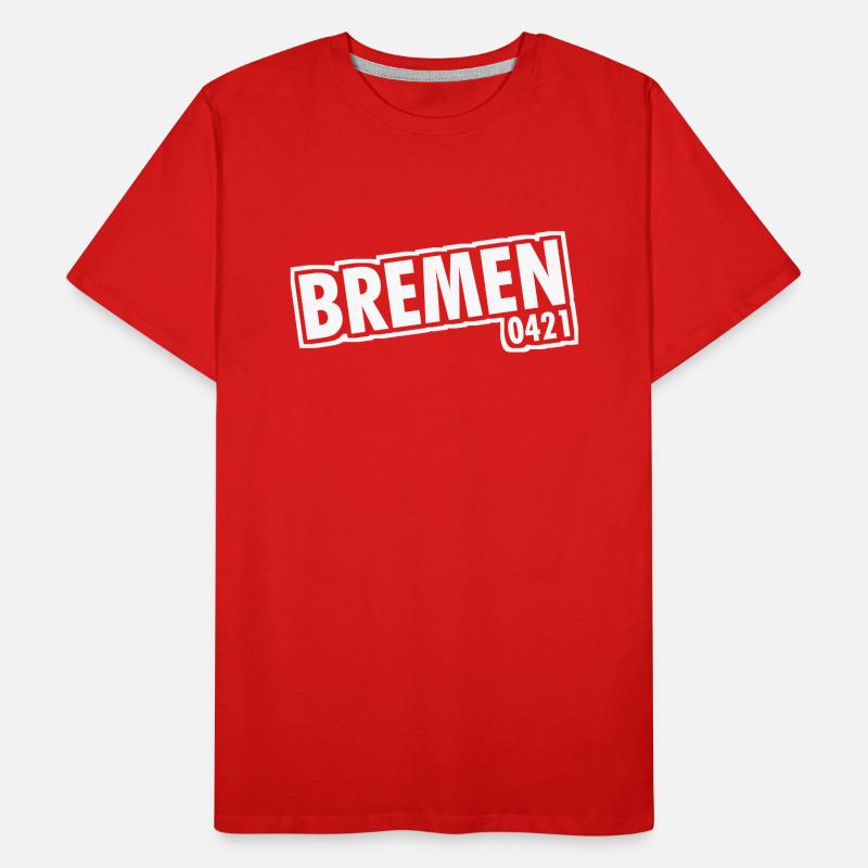 Bremen - 0421 - Area Code Men's Premium Organic T-Shirt