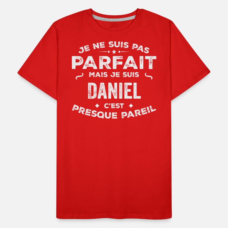 Daniel Ein Vorname, eine Geschichte, eine Persönlichkeit Männer Premium Bio T-Shirt