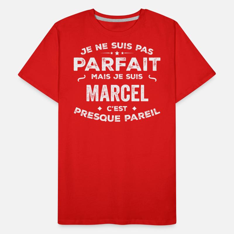 Marcel Ein Vorname, eine Geschichte, eine Persönlichkeit Männer Premium Bio T-Shirt