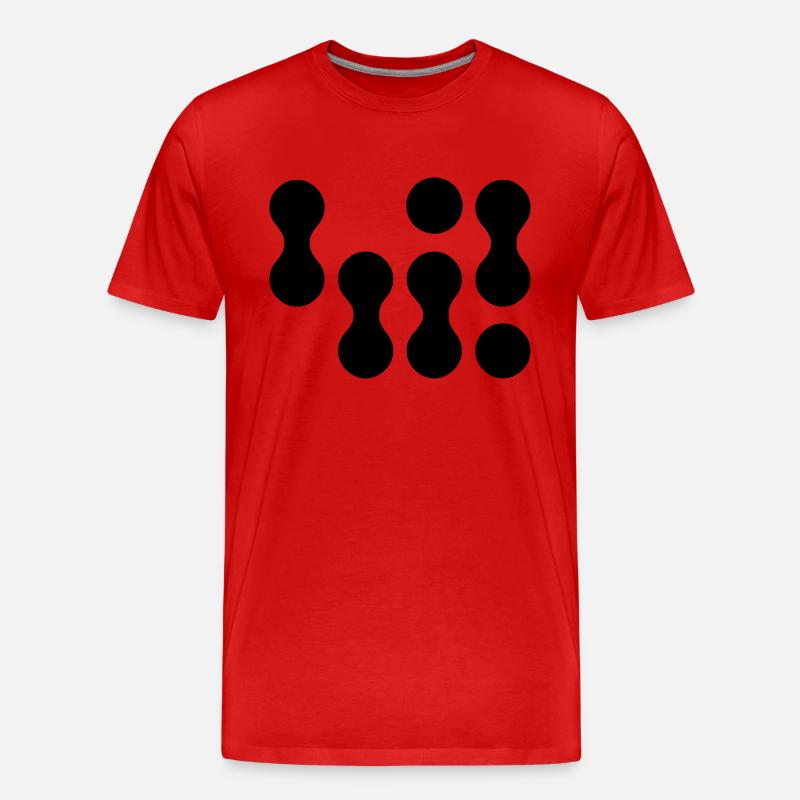 42 (weißer Text) EPS - Männer Premium Bio T-Shirt - Rot