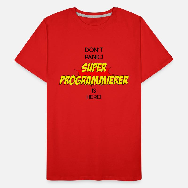 Super Programmierer / Super Programmer Männer Premium Bio T-Shirt