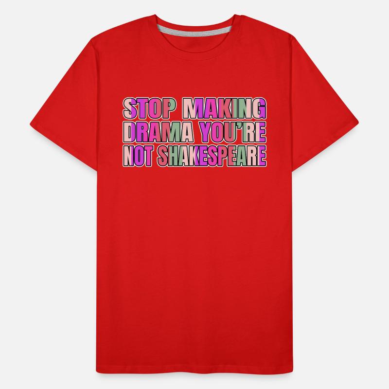 présent amour bookish trucs fun déclaration vert T-shirt bio Premium Homme