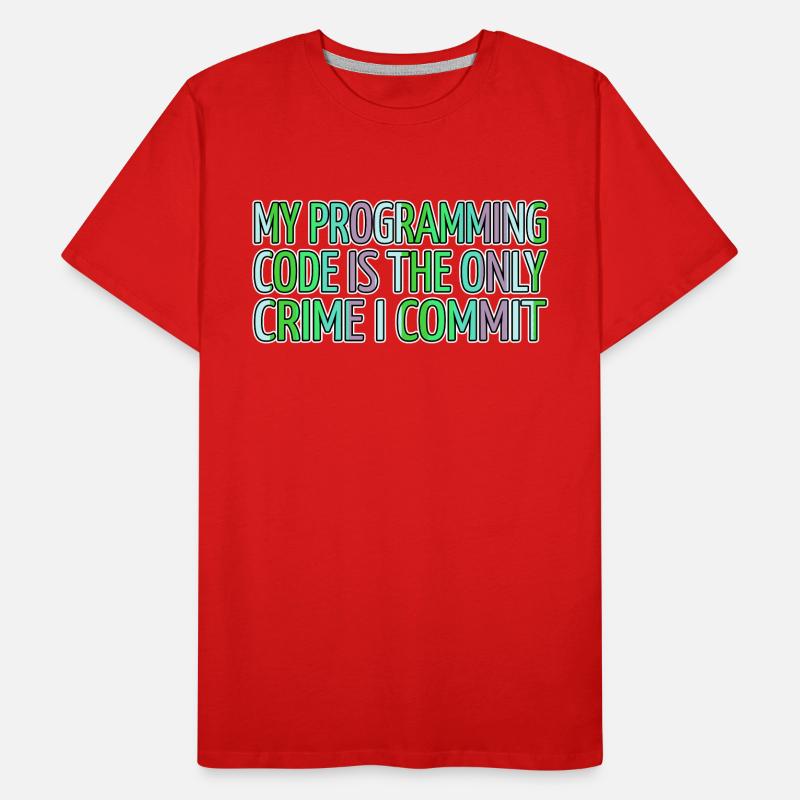 Computer Language Jokes Present Backend Developer Men's Premium Organic T-Shirt