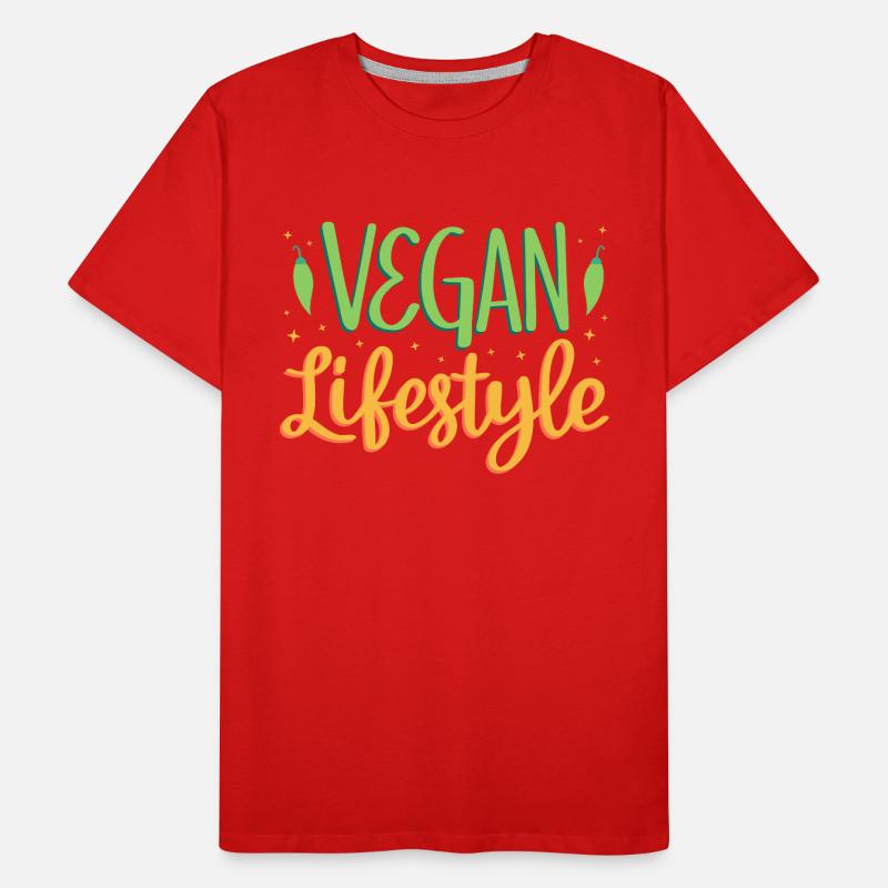 Mode de vie végétalien T-shirt bio Premium Homme
