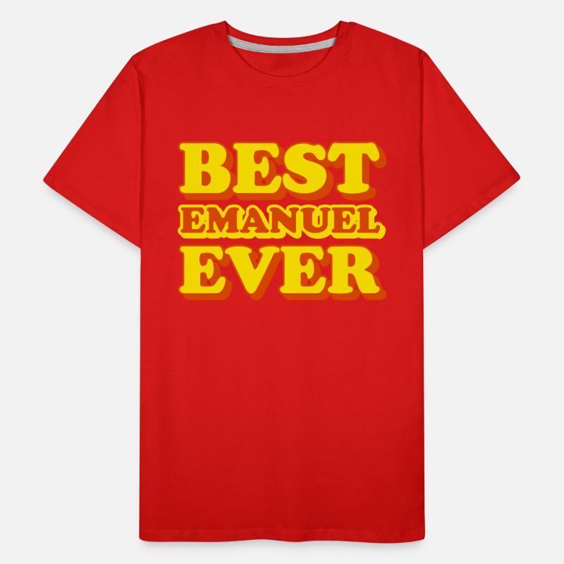 Emanuel first name funny gift Men's Premium Organic T-Shirt