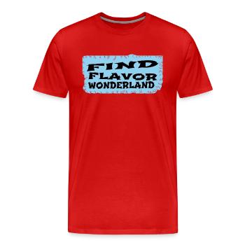 Déclaration de curiosité de cadeau d’anniversaire révolutionnaire - T-shirt bio Premium Homme - rouge - Devant - Damien (186cm)