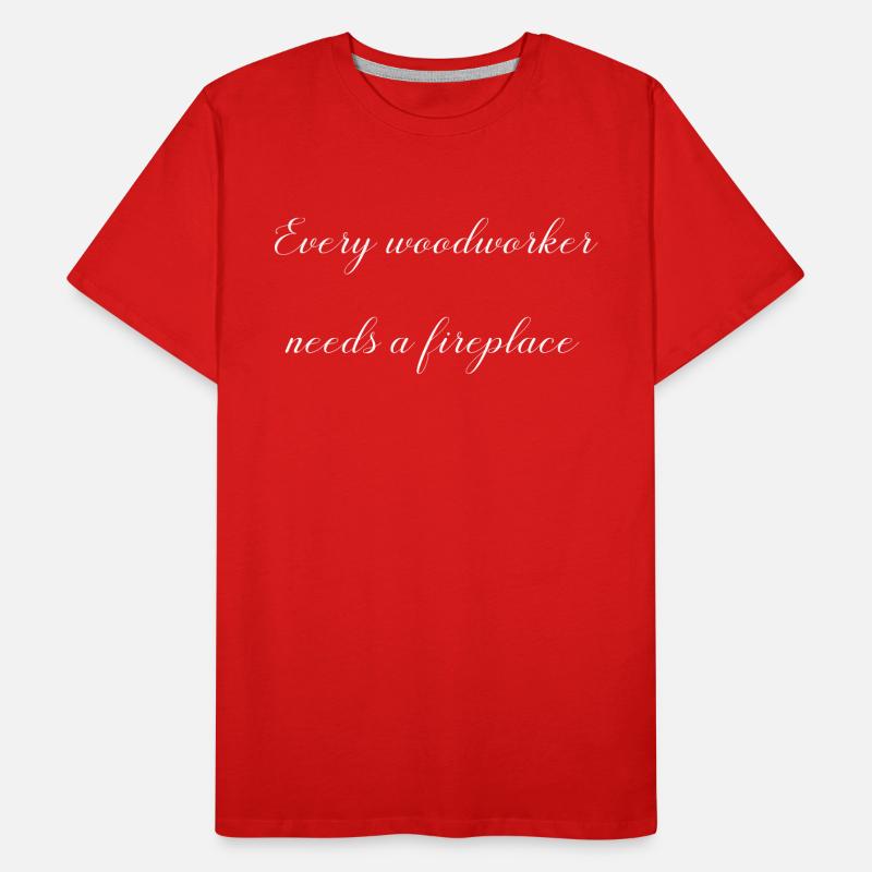 Déclaration de Geek Woodworker Logging Forestry T-shirt bio Premium Homme