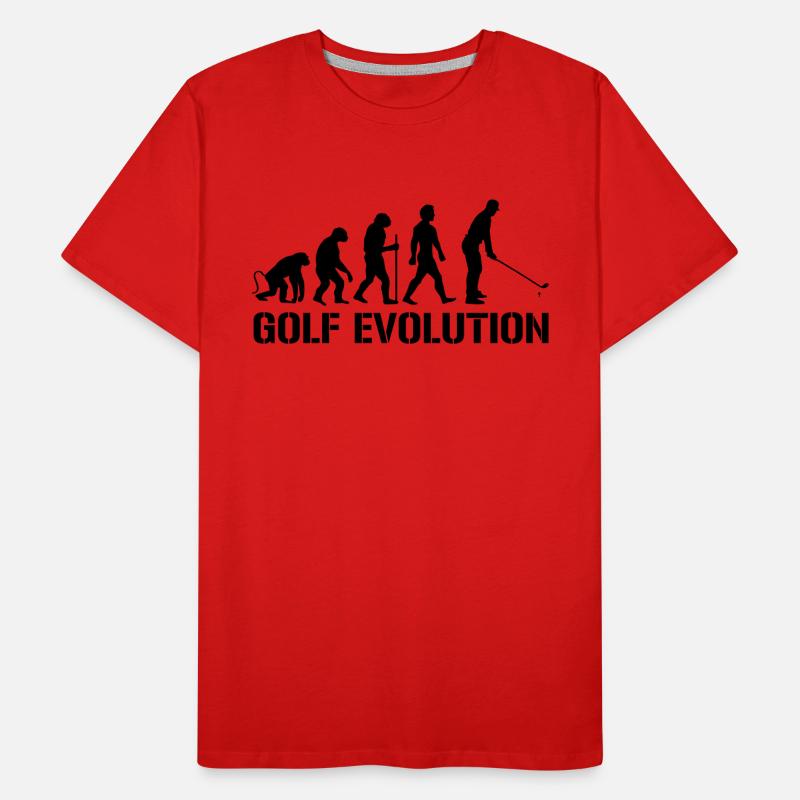 evolution golf Männer Premium Bio T-Shirt