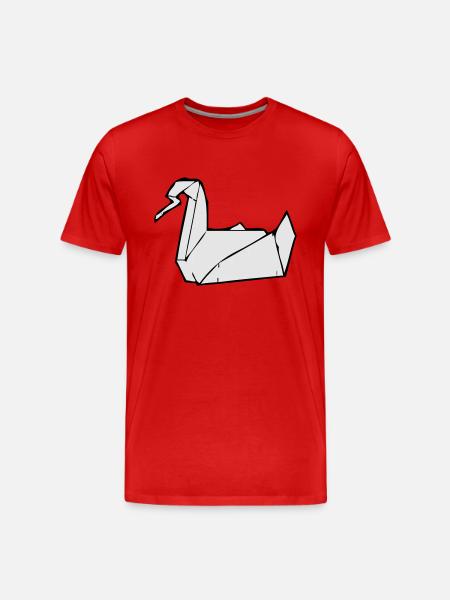 PRISON BREAK Kranich - Männer Premium Bio T-Shirt - Rot
