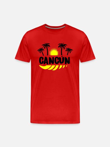 Cancun - T-shirt bio Premium Homme - rouge