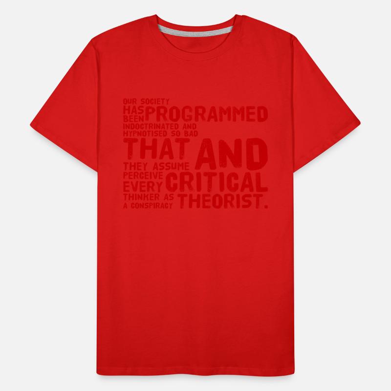Programmed from birth Men's Premium Organic T-Shirt
