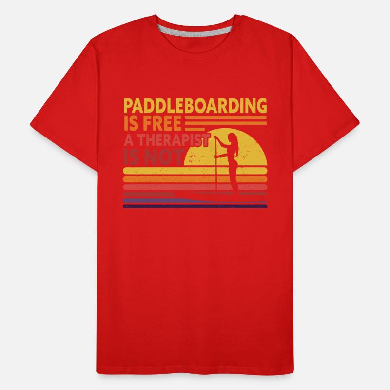 SUP Paddle Board Paddleboarding Männer Premium Bio T-Shirt