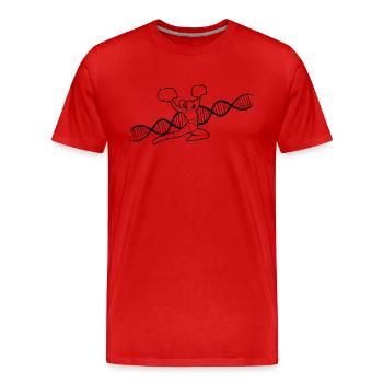 Cheerleader Cheerleader Cheerleading Gift - Men's Premium Organic T-Shirt - red - Front - Damien (186cm)