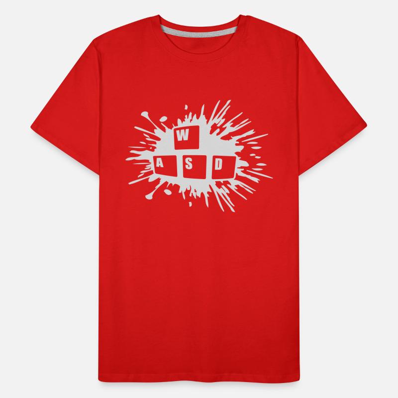 PC Computer WASD Keyboard Men's Premium Organic T-Shirt