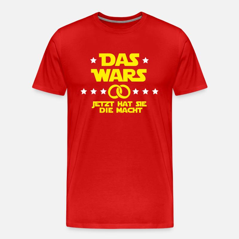 Das wars - Männer Premium Bio T-Shirt - Rot