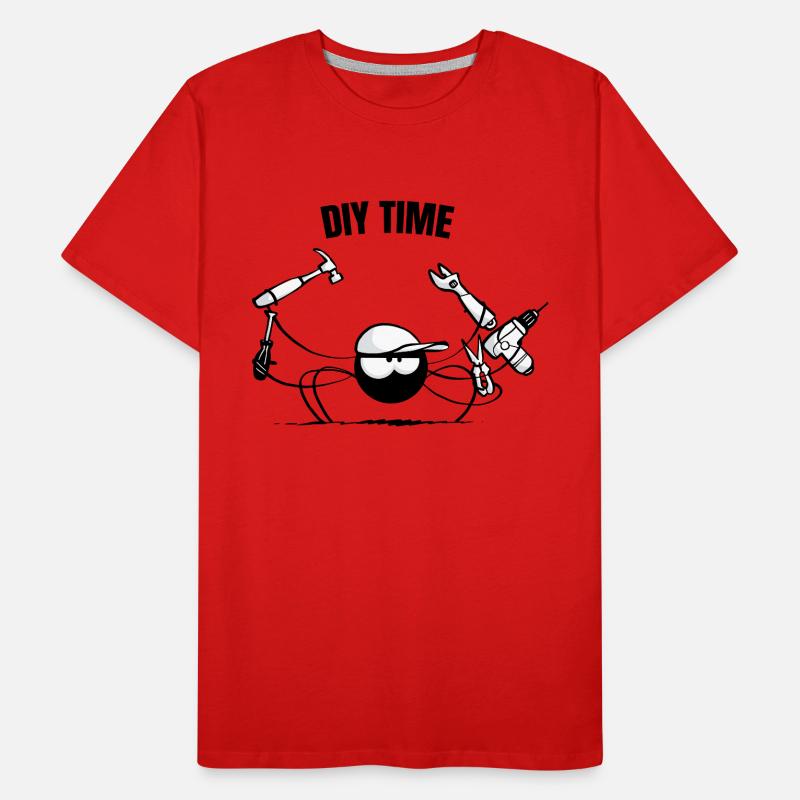 Beth die Spinne - DIY (Textversion) Männer Premium Bio T-Shirt