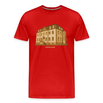 Iserlohn Museum Märkischer Kreis Nordrhein-Westfah - Men's Premium Organic T-Shirt - red - Front - Damien (186cm)