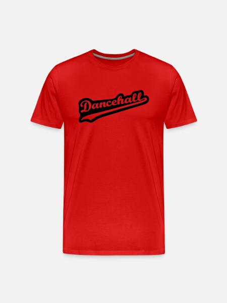 Dancehall - Männer Premium Bio T-Shirt - Rot