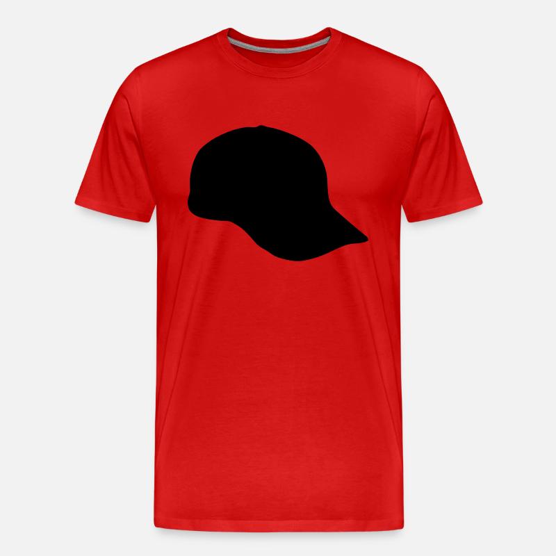 basecap - Männer Premium Bio T-Shirt - Rot