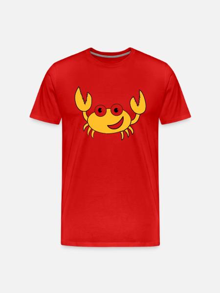 Krebs - Männer Premium Bio T-Shirt - Rot