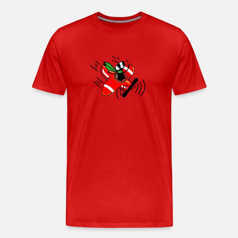 Das Flugzeug - Männer Premium Bio T-Shirt - undefined