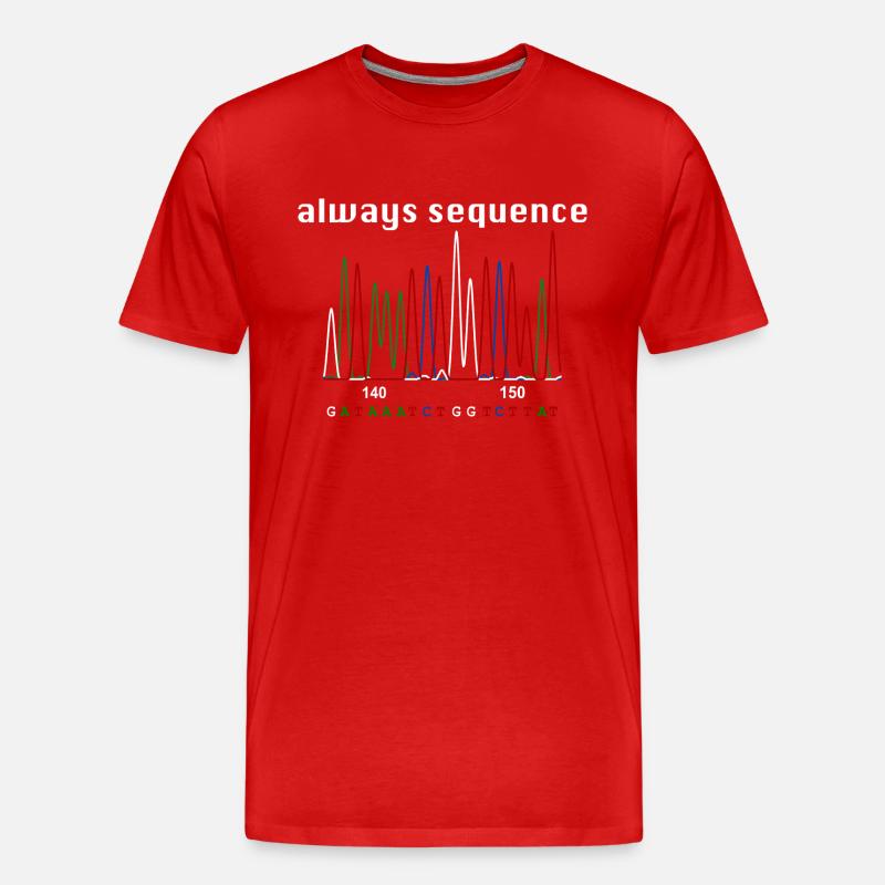 Always sequence - Männer Premium Bio T-Shirt - Rot