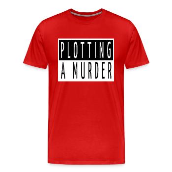 blogueur conduire article citation amusante littérature - T-shirt bio Premium Homme - rouge - Devant - Damien (186cm)