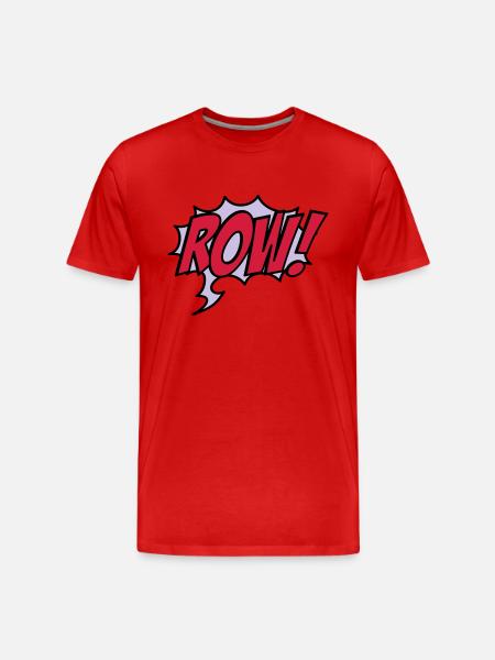 row - Men's Premium Organic T-Shirt - red