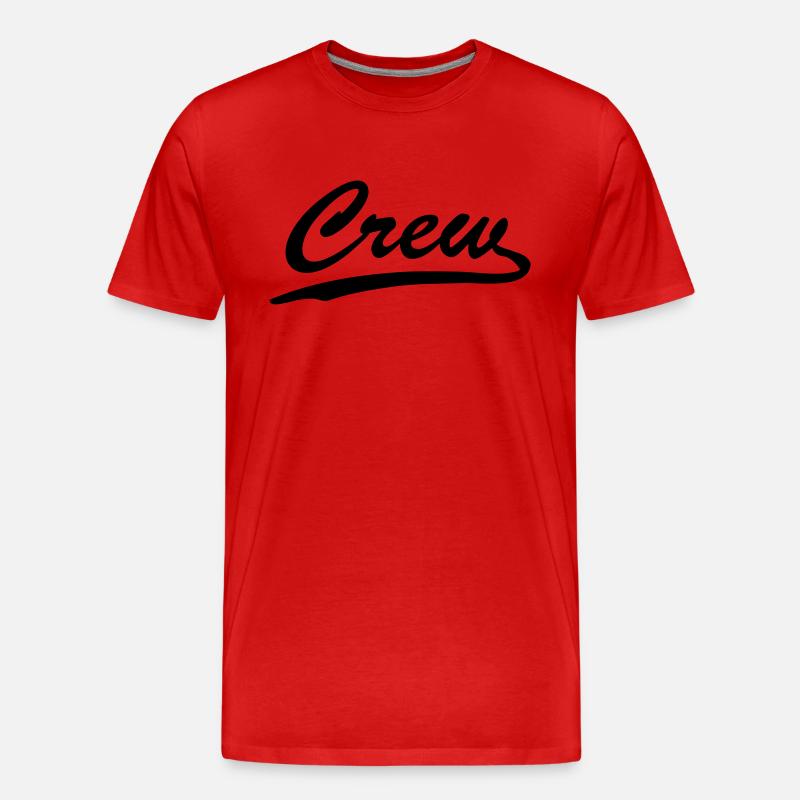 crew - Männer Premium Bio T-Shirt - Rot