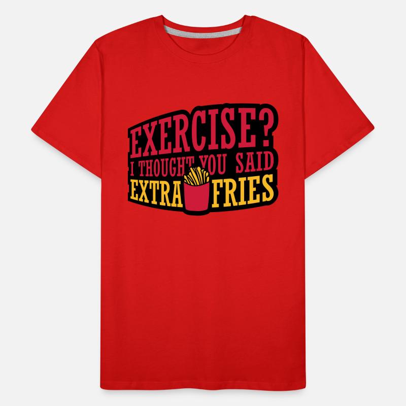 Exercice Extra Fries Citation T-shirt bio Premium Homme