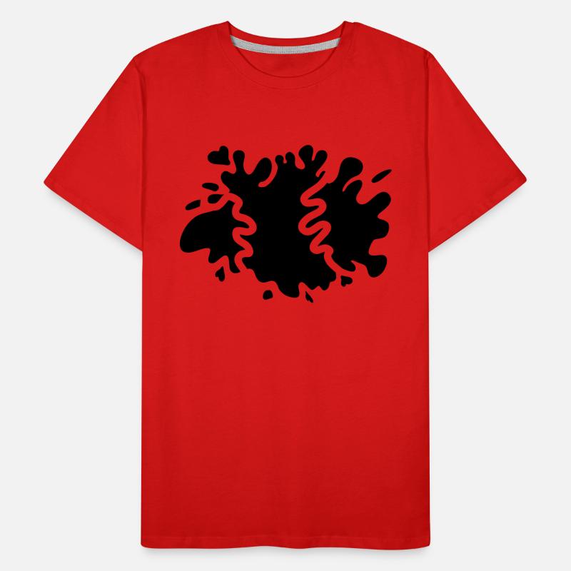 Farbklecks Männer Premium Bio T-Shirt