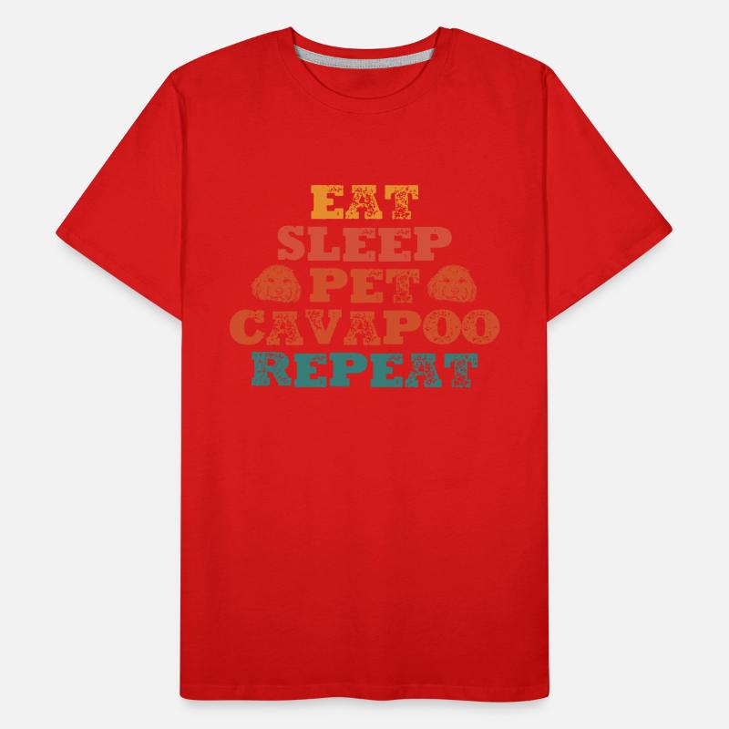 Cavapoo Cavoodle Capoodle Dog Men's Premium Organic T-Shirt