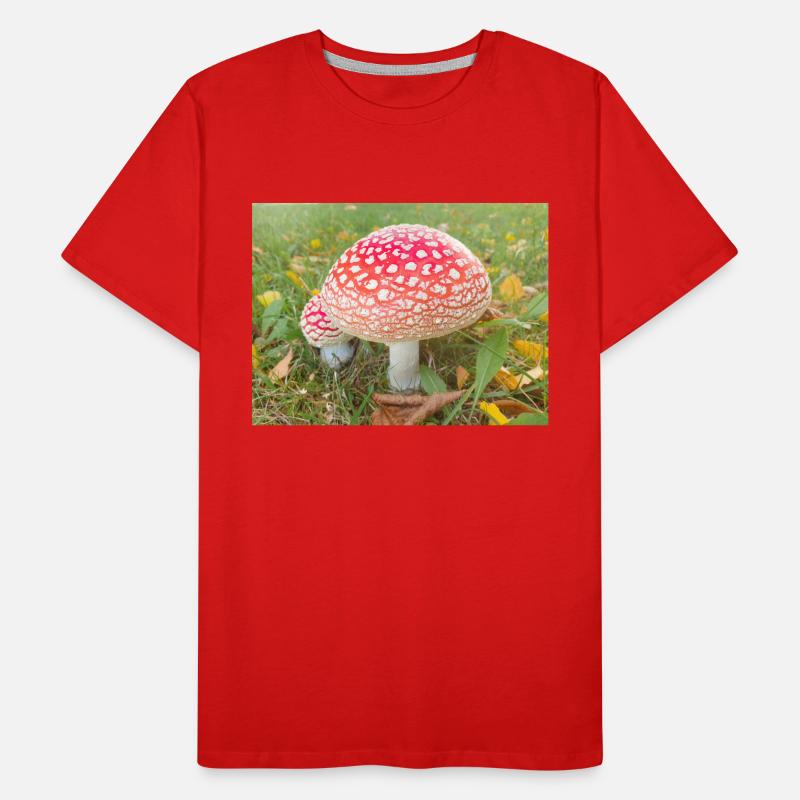 fly agaric also toadstool Men's Premium Organic T-Shirt