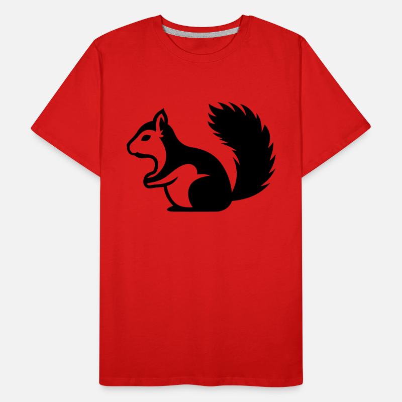 Squirrel Men's Premium Organic T-Shirt