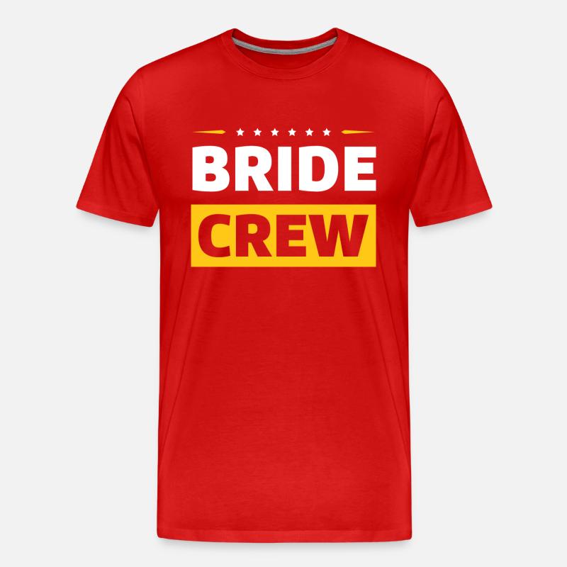 Bride Crew - Männer Premium Bio T-Shirt - Rot