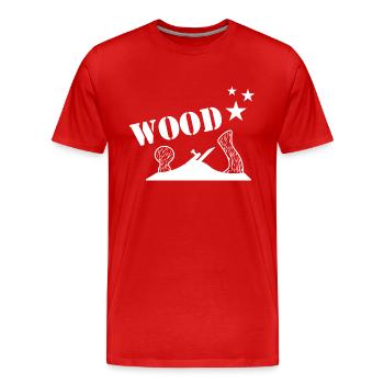 Artisan bricoleur Artisan Artisan Outil Construction - T-shirt bio Premium Homme - rouge - Devant - Damien (186cm)