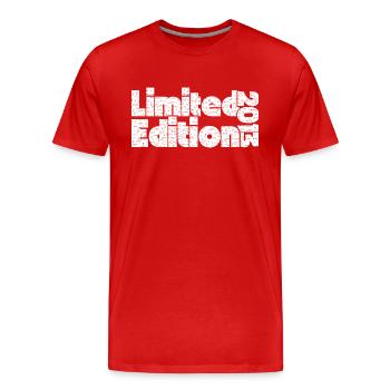 Limited edition 2013 - T-shirt bio Premium Homme - rouge - Devant - Damien (186cm)