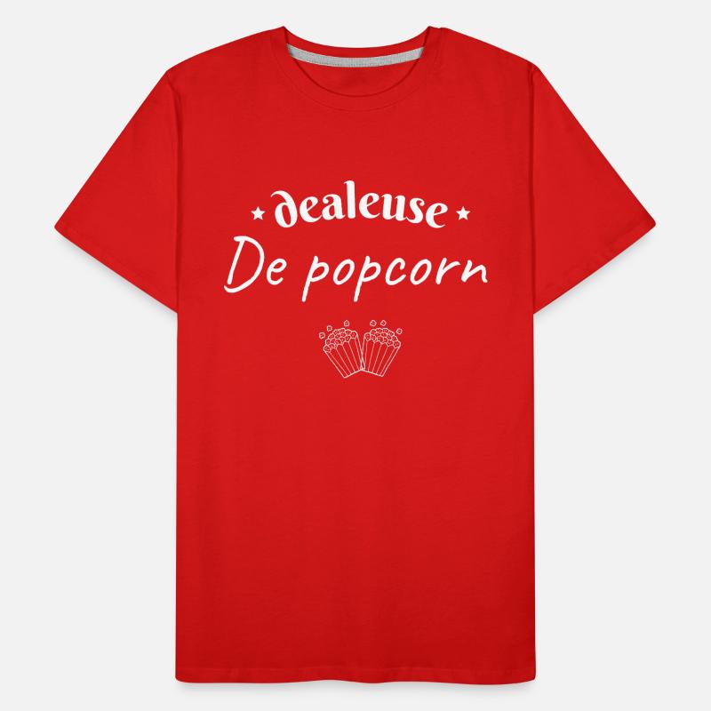 Dealeuse de popcorn T-shirt bio Premium Homme