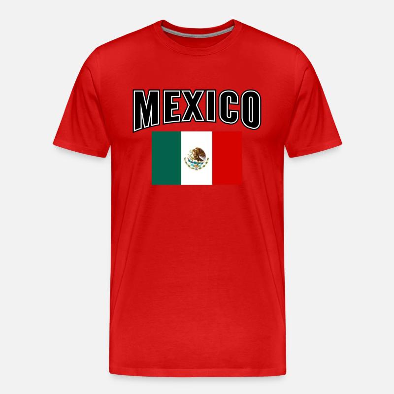 Mexico - Men's Premium Organic T-Shirt - red