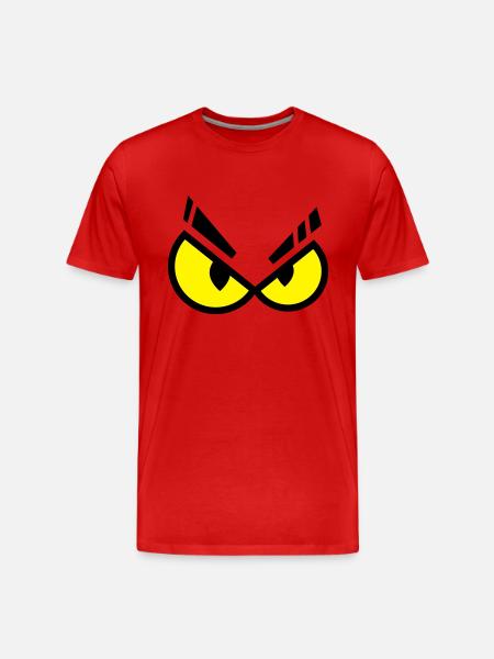 eyes_f2 - T-shirt bio Premium Homme - rouge