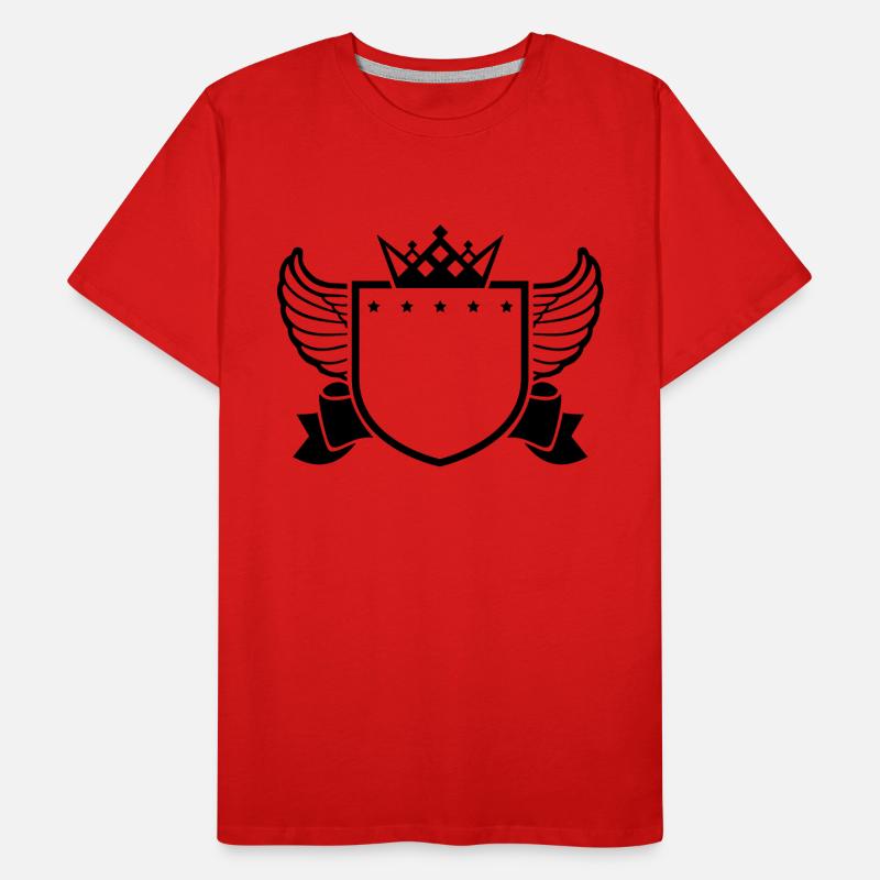 shield_empty_di1 Men's Premium Organic T-Shirt